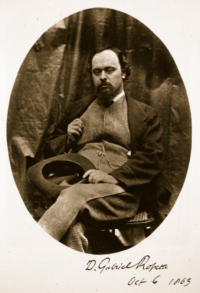 Dante Gabriel Rossetti, 6th October 1863 by Charles Lutwidge Dodgson